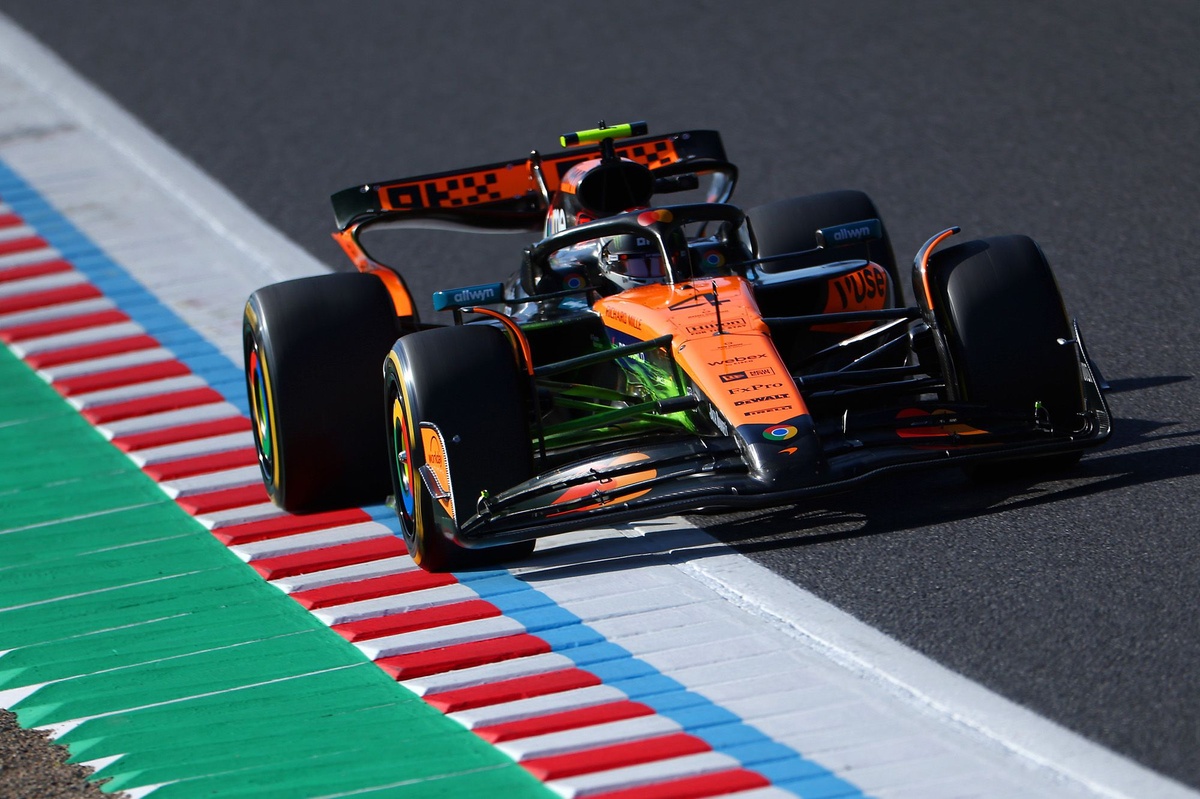 f1-japanese-gp:-norris-leads-mclaren-1-2-as-grass-fires-interrupt-practice