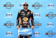 chase-briscoe-earns-third-consecutive-nascar-cup-pole,-beating-kyle-busch
