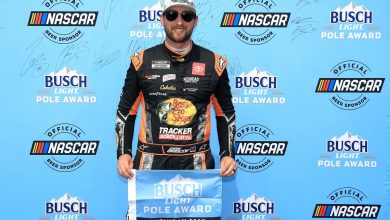 chase-briscoe-earns-third-consecutive-nascar-cup-pole,-beating-kyle-busch