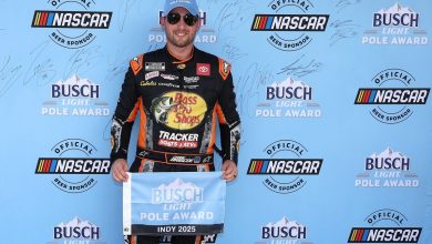 chase-briscoe-earns-brickyard-400-pole-as-denny-hamlin-wrecks-hard